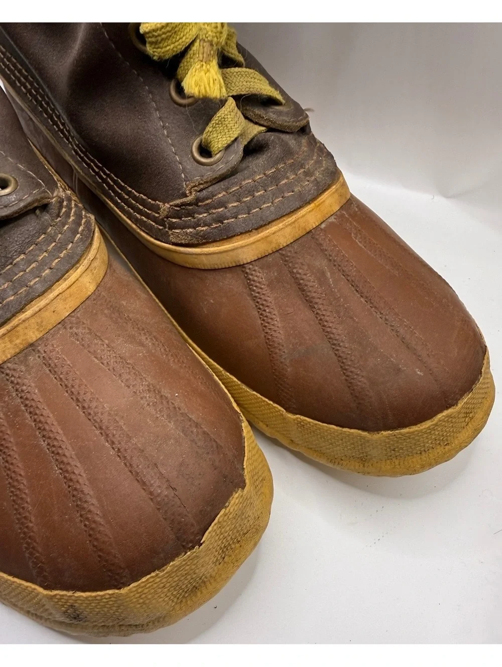 vintage Sorel Arctic Pac leather and rubber winter duck boots men’s size 12